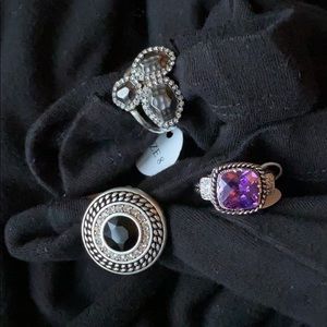 💎 3 Lia Sophia Rings!  NWT 💎